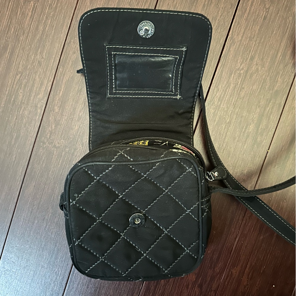 Vera Bradley Microfiber Black Small Crossbody - Picture 4 of 4